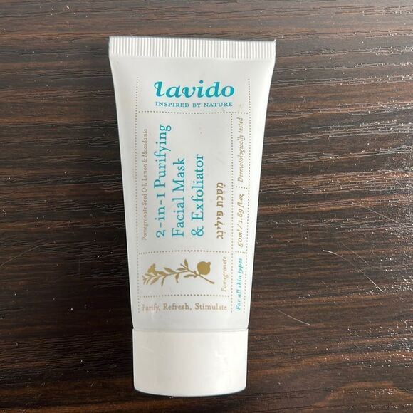 Lavido two in one purifying facial mask and exfoliator - Picture 1 of 4